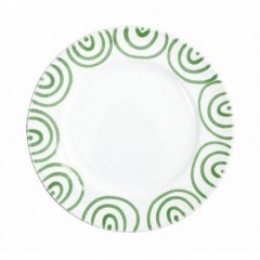 Gmundner Keramik Gmundner Keramik Grungeflammt Speiseteller Gourmet d: 27 cm / h: 2 cm Керамическая тарелка Gmundner с зеленым пламенем для гурманов d: 27 см / высота: 2 см