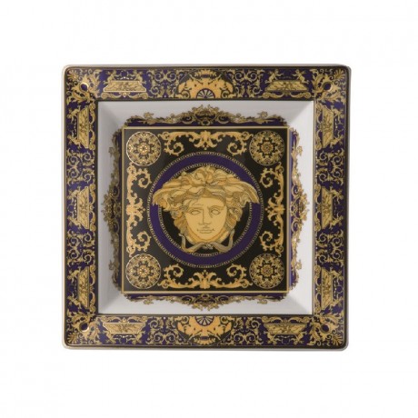 Rosenthal meets Versace Rosenthal Versace Medusa blue Schale 22 cm Rosenthal Versace Medusa синяя чаша 22 см