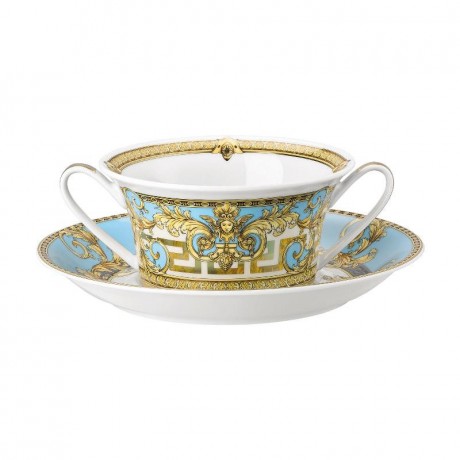 Rosenthal meets Versace Rosenthal Versace Prestige Gala Le Bleu Suppentasse 0,30 L 2-tlg. Чашка для супа Rosenthal Versace Prestige Gala Le Bleu 0,30 л, 2 шт.