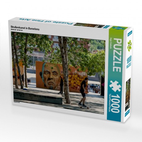 CALVENDO Puzzle CALVENDO Puzzle Strassenkunst in Barcelona Пазл CALVENDO Puzzle Уличное искусство в Барселоне