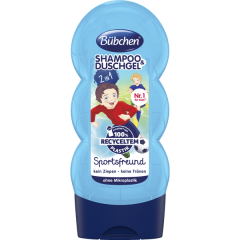 Bübchen 2in1 Shampoo &amp; Duschgel Sportsfreund, Бюбхен 2в1 Шампунь и гель для душа Спортивный друг, 230 мл