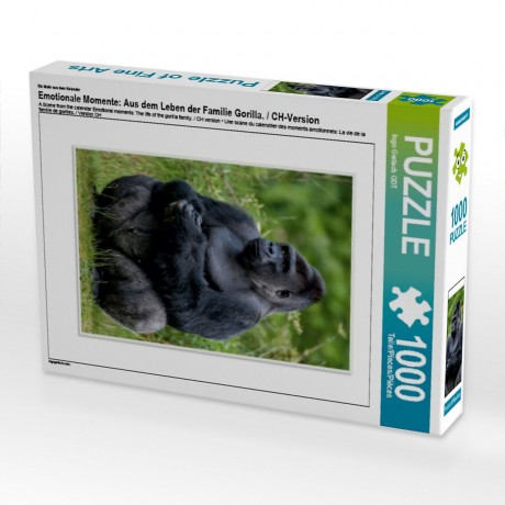 CALVENDO Puzzle CALVENDO Puzzle Emotionale Momente: Aus dem Leben der Familie Gorilla. \/ CH-Version Пазл CALVENDO Пазл Эмоциональные моменты: Из жизни семьи горилл. \/ версия CH