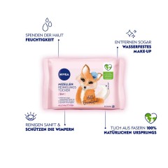 Nivea Mizellen Reinigungstucher 3in1  Мицеллярные очищающие салфетки 3в1