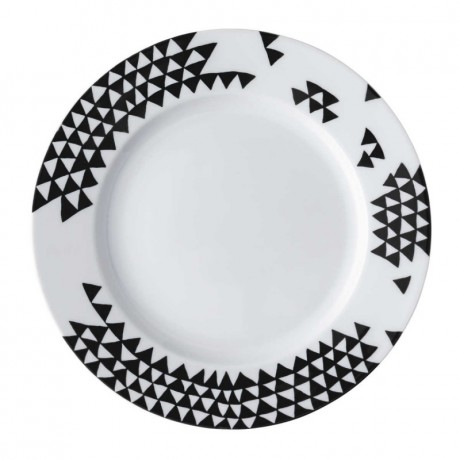 Rosenthal Rosenthal Magic Garden Black Seeds Speiseteller Fahne 28 cm Обод для тарелки Rosenthal Magic Garden Black Seeds 28 см