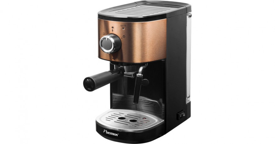Bestron Bestron AES1000CO, Espressomaschine kupfer/schwarz kupfer, schwarz Bestron AES1000CO, эспрессо-машина медный/черный