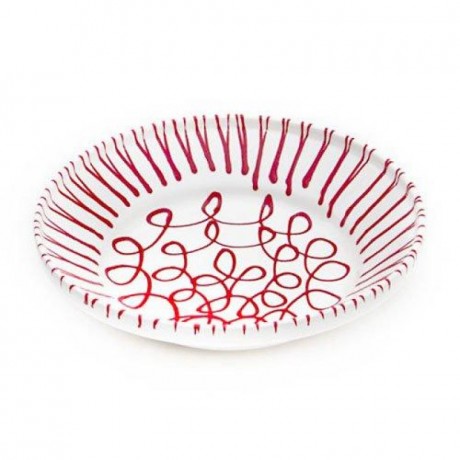 Gmundner Keramik Gmundner Keramik Rubinroter Hirsch Weitling d: 25 cm / 2,0 L Gmundner Ceramics Ruby Red Deer Weitling d: 25 см / 2,0 л