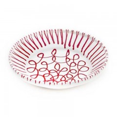 Gmundner Keramik Gmundner Keramik Rubinroter Hirsch Weitling d: 25 cm / 2,0 L Gmundner Ceramics Ruby Red Deer Weitling d: 25 см / 2,0 л