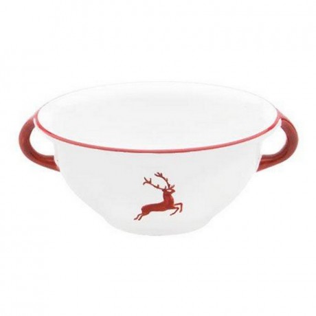 Gmundner Keramik Gmundner Keramik Rubinroter Hirsch Weitling d: 25 cm / 2,0 L Gmundner Ceramics Ruby Red Deer Weitling d: 25 см / 2,0 л