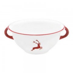 Gmundner Keramik Gmundner Keramik Rubinroter Hirsch Weitling d: 25 cm / 2,0 L Gmundner Ceramics Ruby Red Deer Weitling d: 25 см / 2,0 л
