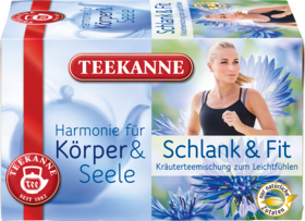 Teekanne Schlank и Fit Смесь чая из лекарственных трав, 20 x 2 g, 40 г