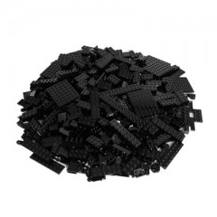 LEGO LEGO Steine Schwarz gemischt - 50 Stuck - Black brick mix Кирпичи LEGO черные смешанные - 50 штук - Смесь черных кирпичей
