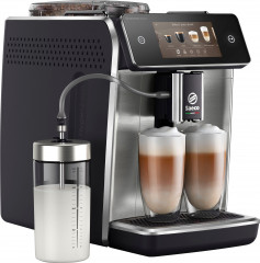 Saeco Saeco Kaffeevollautomat Saeco GranAroma Deluxe SM6685/00, Pflegeset CA6707/10 im Wert von UVP 49,99€  Полностью автоматическая кофемашина Saeco Saeco GranAroma Deluxe SM6685/00, набор для ухода CA6707/10, рекомендуемая розничная цена 49,99 евро.