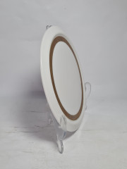 Блюдо винтажное Rosenthal  / Selb Plossberg Bavaria с золотым орнаментом, фарфор, 28 см, Германия, 1970-80гг.