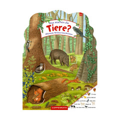 Coppenrath Verlag Was machen die Tiere? Что делают животные?