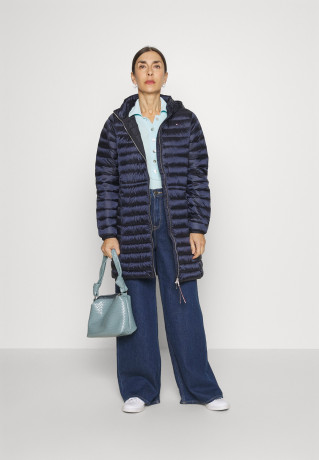 Tommy Hilfiger FEMININE COAT Down coat desert sky ЖЕНСКОЕ ПАЛЬТО Пуховик небо пустыни