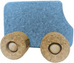 KORXX Spielzeugauto Kork Bus Пробковый автобус игрушечной машинки