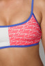 Tommy Hilfiger BRALETTE Bikini top iris blue БРАЛЕТТ лиф бикини голубой ирис