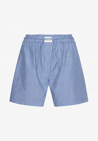Tommy Hilfiger RELAXED FIT  Shorts fine stp   blue РЕЛАКСИРОВАННЫЙ КОРОНОК Шорты прекрасный стп синий