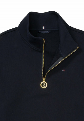 Tommy Hilfiger ADAPTIVE QUARTER-ZIP  Sweatshirt desert sky ADAPTIVE QUARTER ZIP Толстовка небо пустыни
