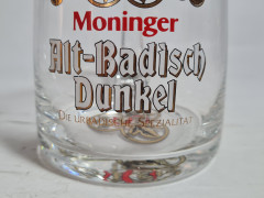 Немецкие пивные бокалы винтажные Sahm / Moninger, в заводской упаковке, 6 шт., 0.3 л, 11 см, Германия, 1980-90гг.