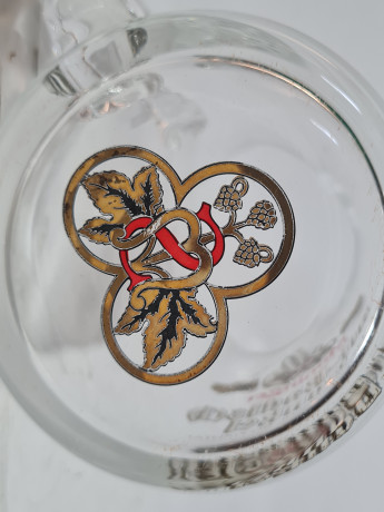 Немецкие пивные бокалы винтажные Sahm / Moninger, в заводской упаковке, 6 шт., 0.3 л, 11 см, Германия, 1980-90гг.