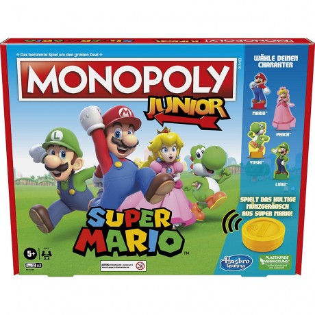 Hasbro Monopoly Junior Super Mario Edition Монополия Джуниор Супер Марио Издание