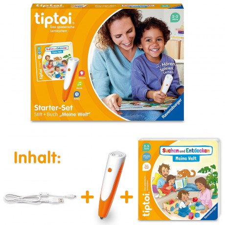 Ravensburger tiptoi Starter-Set: Stift und Bilderbuch Meine Welt Стартовый набор tiptoi: ручка и книжка с картинками My World