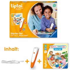 Ravensburger tiptoi Starter-Set: Stift und Bilderbuch Meine Welt Стартовый набор tiptoi: ручка и книжка с картинками My World