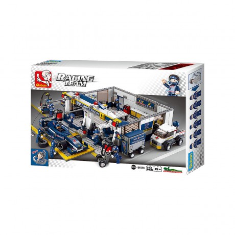 Sluban Boxenstop Set (741 Teile) Набор пит-стопов (741 шт.)