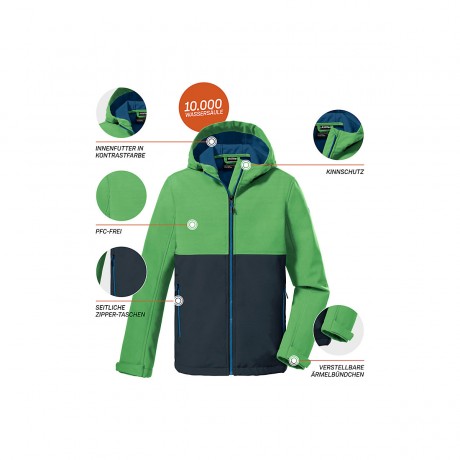 killtec Soft Shell Jacke KOW 203 BYS SFTSHLL JCKT Outdoorjacken Куртка софтшелл KOW 203 BYS SFTSHLL JCKT куртки для активного отдыха