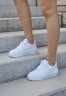 Nike Sportswear AIR FORCE 1 PLATFORM Sneaker low white/summit white AIR FORCE 1 PLATFORM Низкие кроссовки женские белый/саммит белый