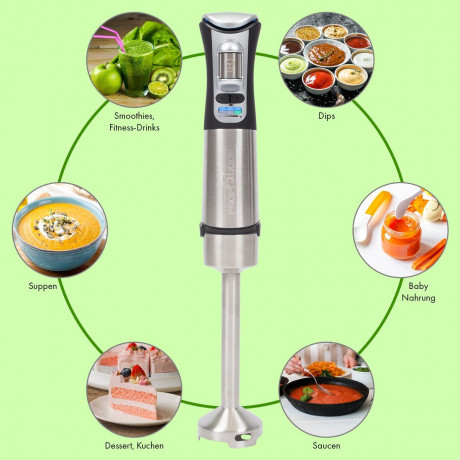 ProfiCook ProfiCook Stabmixer PC-SM 1237 A, 25 Min. Akkulaufzeit, 3 Stufen  Ручной блендер ProfiCook PC-SM 1237 A, время автономной работы 25 минут, 3 уровня