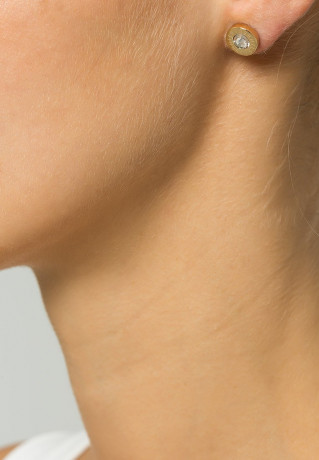 Tommy Hilfiger CLASSIC SIGNATURE Earrings gold-coloured КЛАССИЧЕСКАЯ ПОДПИСЬ Серьги золотого цвета