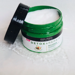 John Frieda Detox&amp;Repair Mask, Джон Фрида Интенсивная Маска для волос с маслом авокадо Питание и восстановление, 250 мл