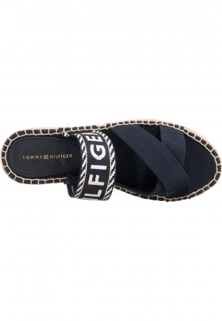 Tommy Hilfiger PANTOLETTEN Mules dunkelblau СЛАЙДЫ Мюли темно-синий