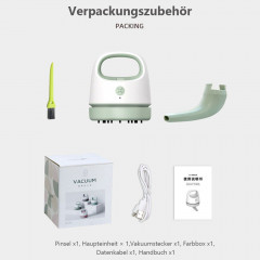 MOUTEN MOUTEN Akku-Hand-und Stielstaubsauger Desktop-Staubsauger USB wiederaufladbare Mini-Tastaturreinigung blau Беспроводной ручной пылесос MOUTEN, настольный пылесос с перезаряжаемой через USB мини-клавиатурой для чистки