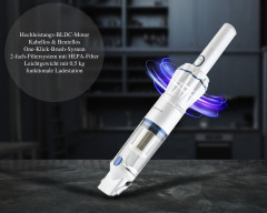 Genius Genius Akku-Handstaubsauger Invictus One 1.0, 90,00 W, beutellos, Handstaubsauger 9-tlg beutellos  kabellos Anthrazit Беспроводной ручной пылесос Genius Invictus One 1.0, 90.00 Вт, без мешка, ручной пылесос, 9 предметов без мешка, беспроводной