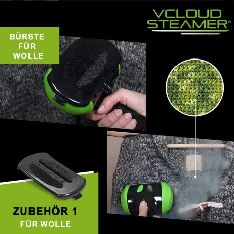 Best Direct® Best Direct® Dampfburste V Cloud Steamer®, 1000,00 W, tragbare Dampfburste fur Kleidung, Polster und Bugelfalten  Паровая щетка Best Direct® V Cloud Steamer®, 1000,00 Вт, портативная паровая щетка для одежды, обивки и разглаживания складок.