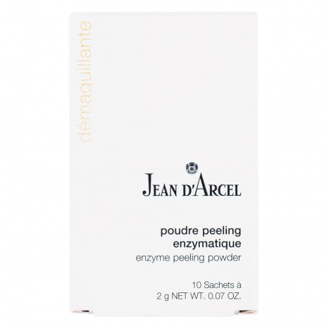 JEAN D'ARCEL poudre peeling enzymatique DEMAQUILLANTE Peelingpulver einfache Handhabung und Dosierung  Poudre Peeling Enzymatique DEMAQUILLANTE порошок для пилинга простота в обращении и дозировке