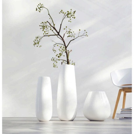 ASA SELECTION ASA Ease XL Vase weiss h: 45 cm / d: 18 cm Ваза ASA Ease XL белая В: 45 см / Г: 18 см