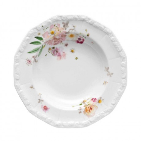 Rosenthal Rosenthal Maria Pink Rose Suppenteller 23 cm Rosenthal Maria Pink Rose Суповая тарелка 23 см