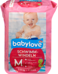 babylove Плавательные-Подгузники Размер M, 7-13kg, 11 шт