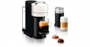 DeLonghi DeLonghi Nespresso Vertuo Next & Aeroccino ENV 120.WAE, Kapselmaschine weiss/schwarz  weiss, schwarz DeLonghi Nespresso Vertuo Next &amp; Aeroccino ENV 120.WAE, капсульная машина белый/черный