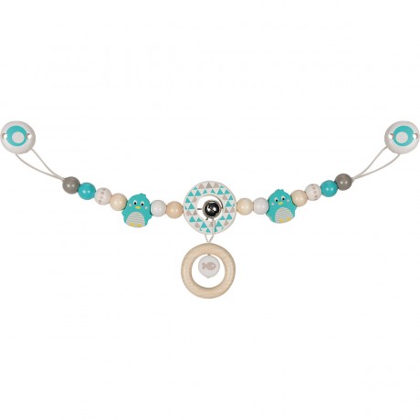 HEIMESS Kinderwagenkette Pinguin mit Clips Цепочка для коляски Penguin с клипсами