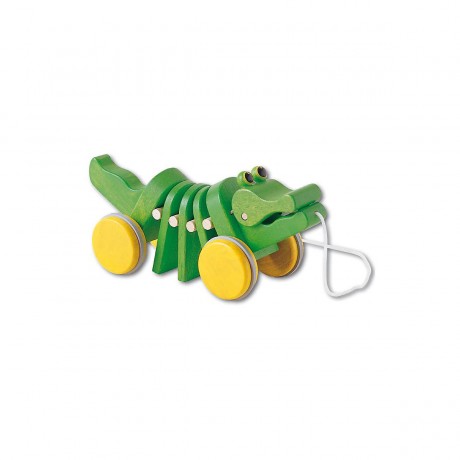 PLANTOYS PlanToys Nachziehtier Alligator PlanToys тянет за собой игрушечного аллигатора