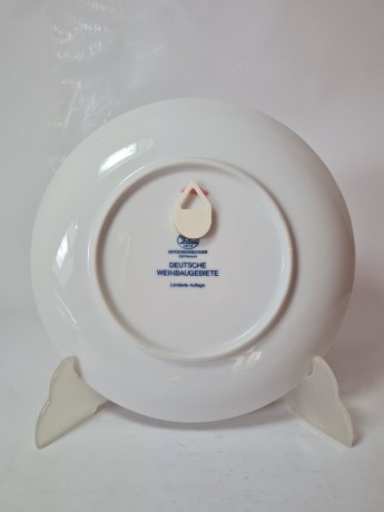 Hutschenreuther 1814 Декоративная тарелка "Винодельческие регионы Германии", 20см, Германия, 1970-80гг.