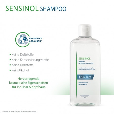 Ducray SENSINOL Shampoo mit Physio-Hautschutz  Шампунь SENSINOL с физиозащитой кожи