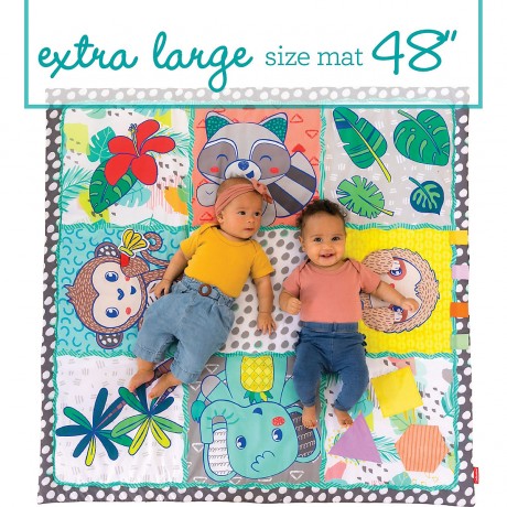 Infantino Grosse Sensorik-Spielmatte Большой сенсорный игровой коврик.