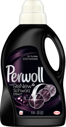 Perwoll Жидкое моющее средство	 ReNew Schwarz Effekt 1,5 l, 20 загрузок