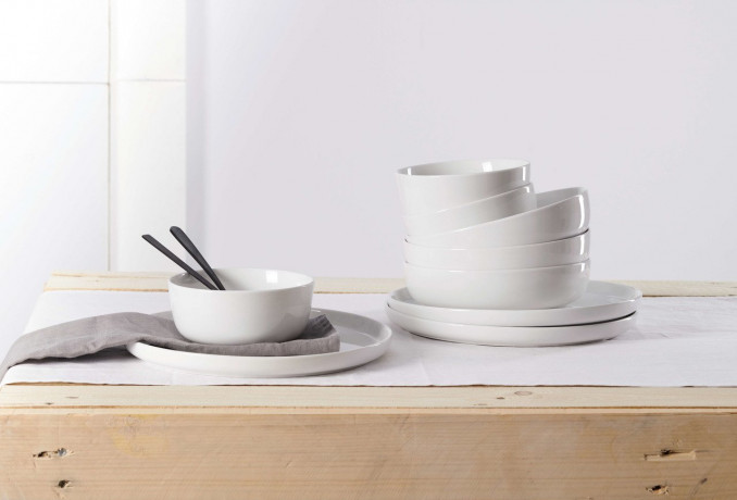 Ritzenhoff & Breker Ritzenhoff & Breker Kombiservice 16-tlg. Finja weiss/grau Комбинированный сервиз Ritzenhoff &amp; Breker, 16 предметов. Финья